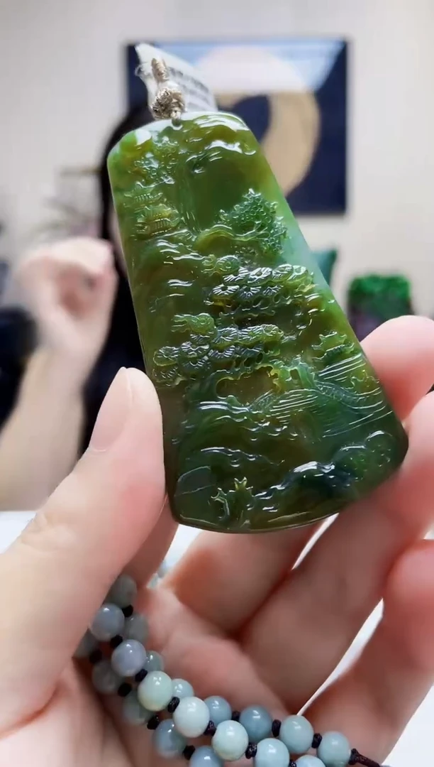 未镶嵌定制翡翠吊坠210