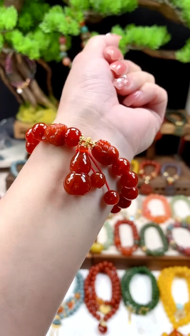 未镶嵌玛瑙手饰葫芦999