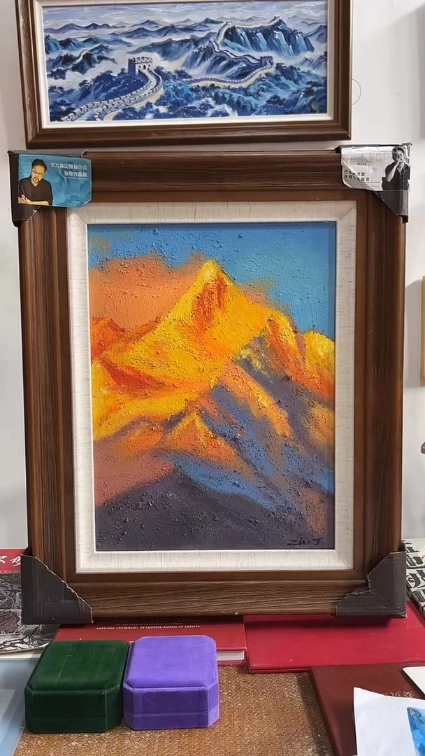 国画张敬油画作品17