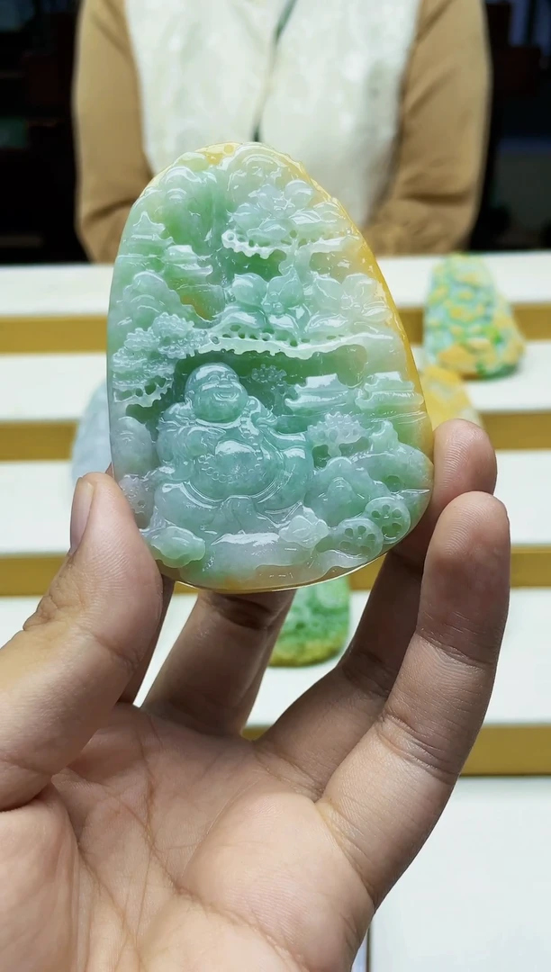 定制翡翠未镶嵌毛货07030101