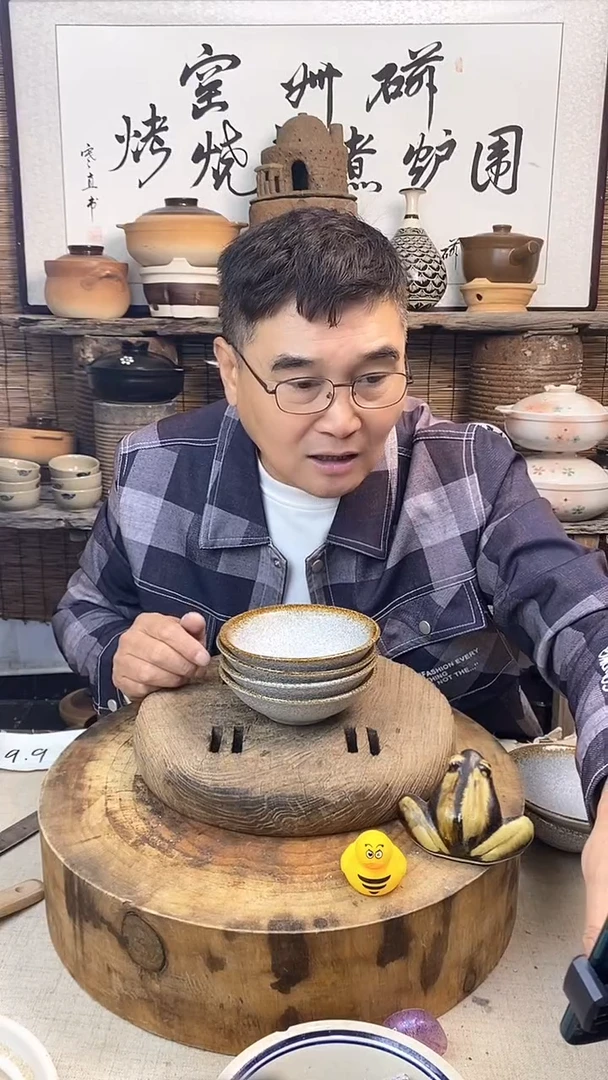 6古碗银星陶土小碗（6只装）