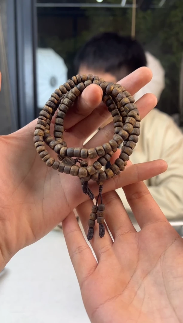 沉香手串CTZ沉水双圈13克多样性发一