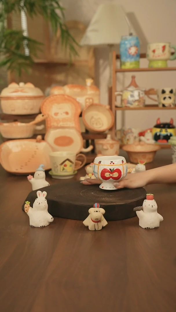 杯子景德镇原创手作陶瓷
