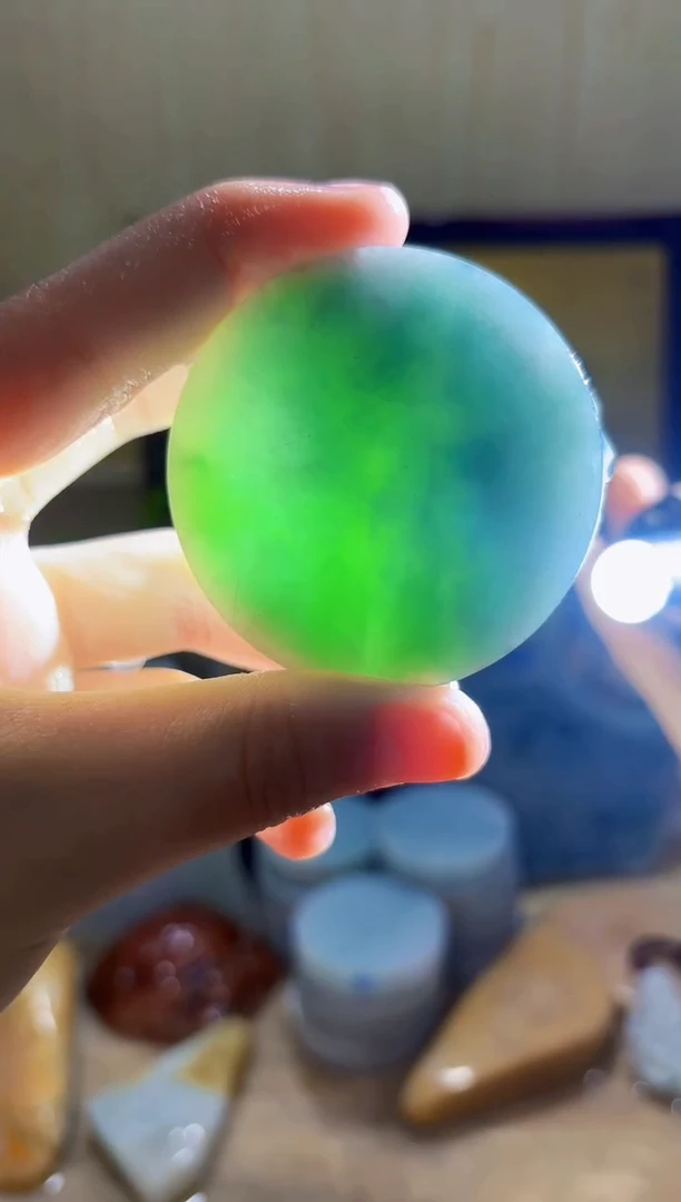 未镶嵌挂件翡翠A货小璀4038