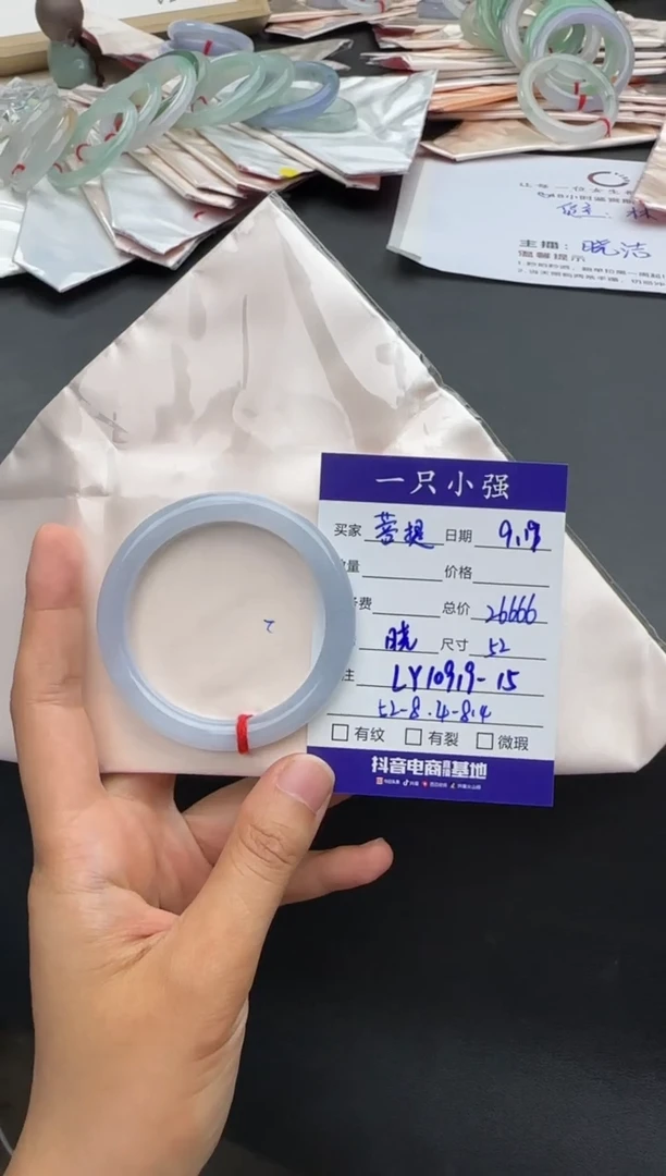 未镶嵌手镯翡翠菩**下LY10919-15