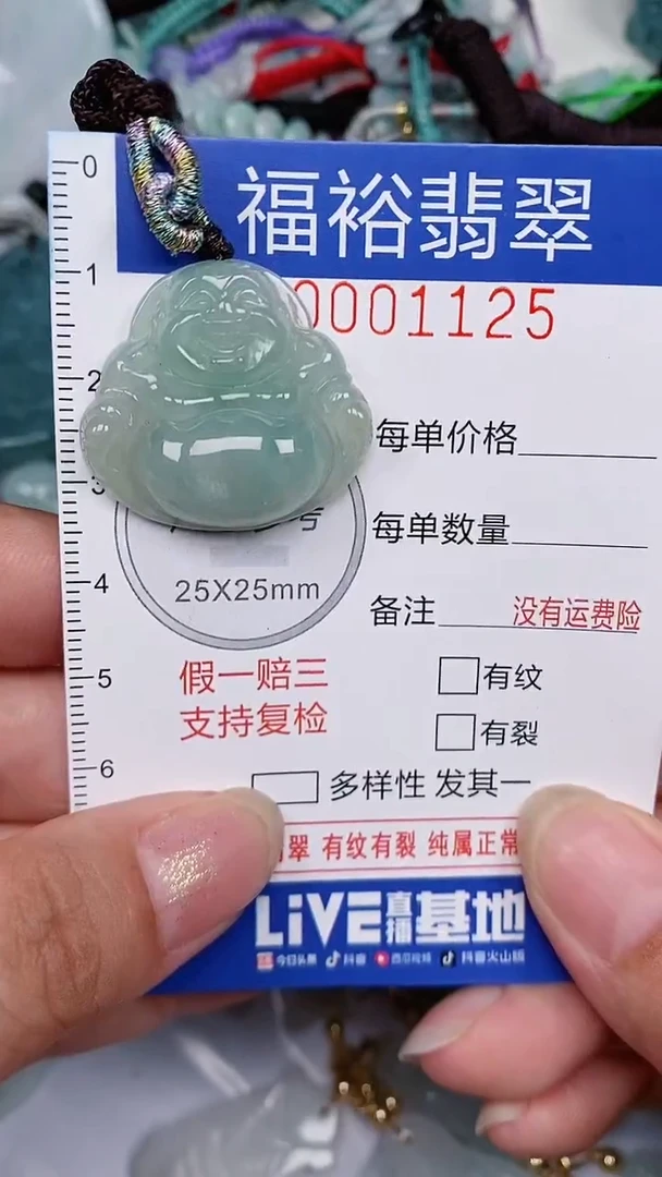 翡翠未镶嵌颈饰...0001125