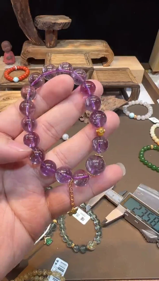 水晶手链未镶嵌手饰@@F4586