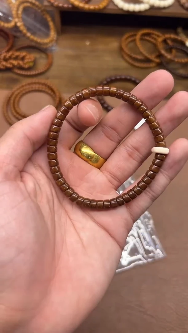 手串紫金鼠A942 咖皮卡6药片带卡扣