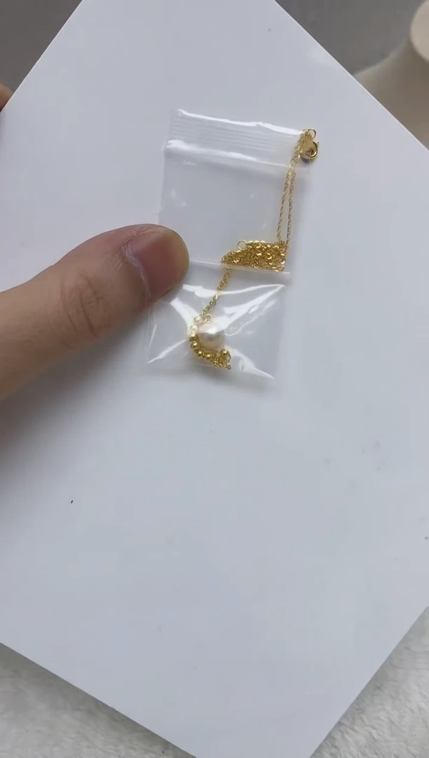 颈饰银S925镶嵌海水珍珠