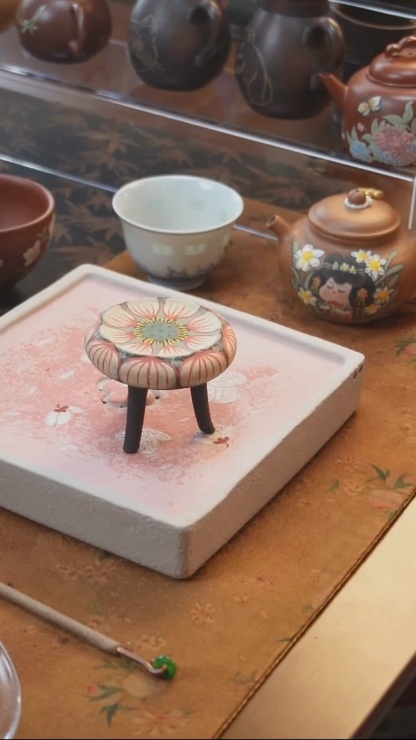 精致3腿荷花盖置