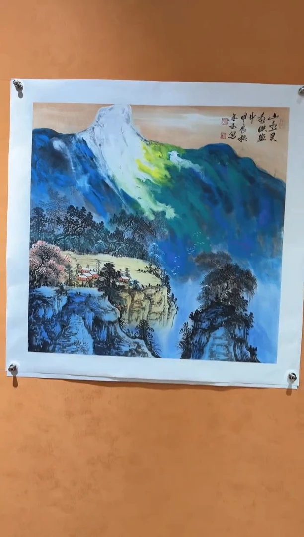 国画刘金玉老师亲笔手绘
