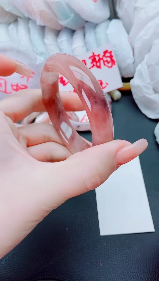 【闪购商品】石英质玉手镯未镶嵌L211-58-57