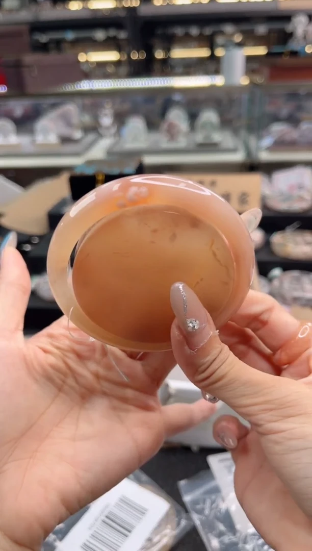 石英质玉手镯未镶嵌61圈口 （赠品镯心）3439058