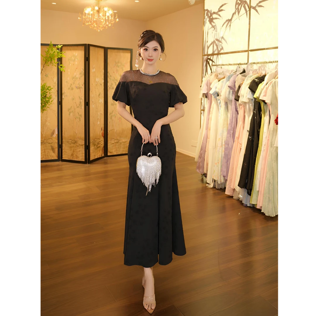 【张小小】优雅基调 连衣裙 （X1069）-1116