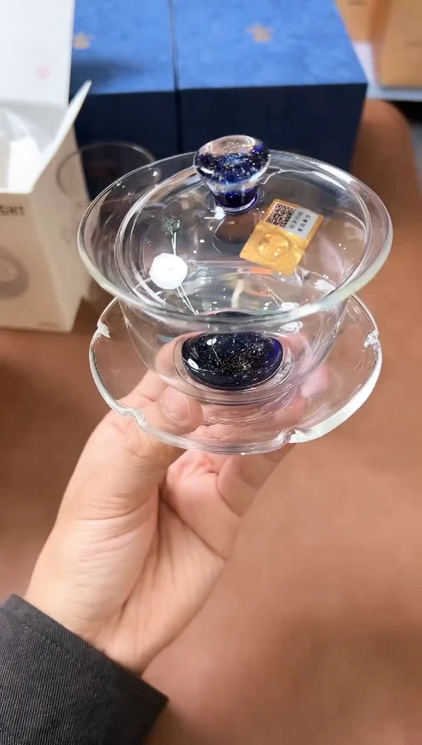 【闪购商品】禾器斑斓沁莲盖碗