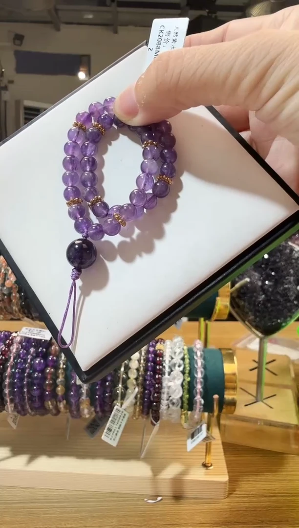 未镶嵌手链水晶彩***宙优1163 约6mm