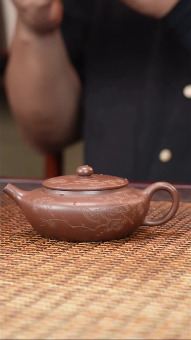 茶壶紫砂汀禾紫砂桑扁