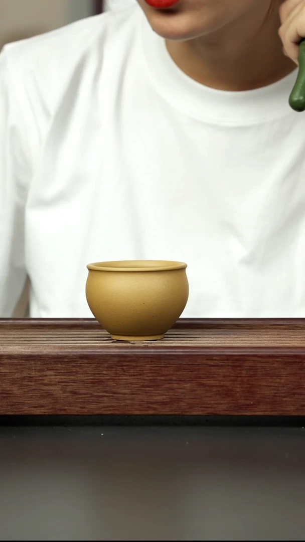 紫砂茶壶黄金段 圆融杯