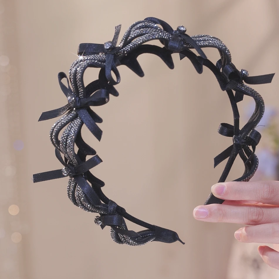 百搭发箍复古甜美日韩欧美风女黑色轻职风2990