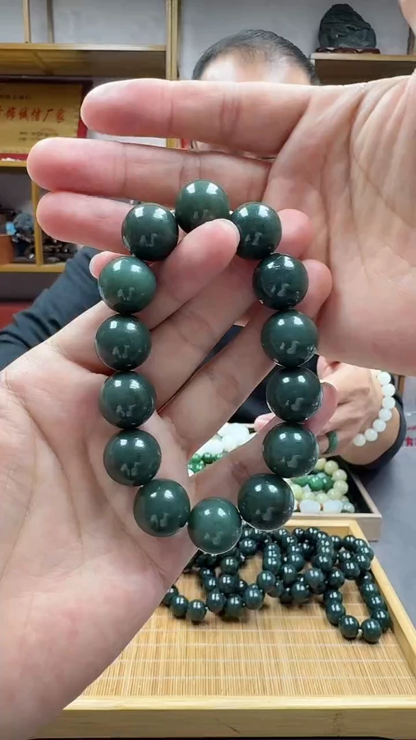 未镶嵌手链和田玉16且末蓝藏蓝