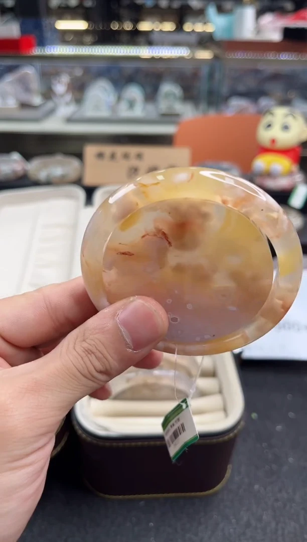 未镶嵌手镯石英质玉60圈口 （赠品镯心）3985257