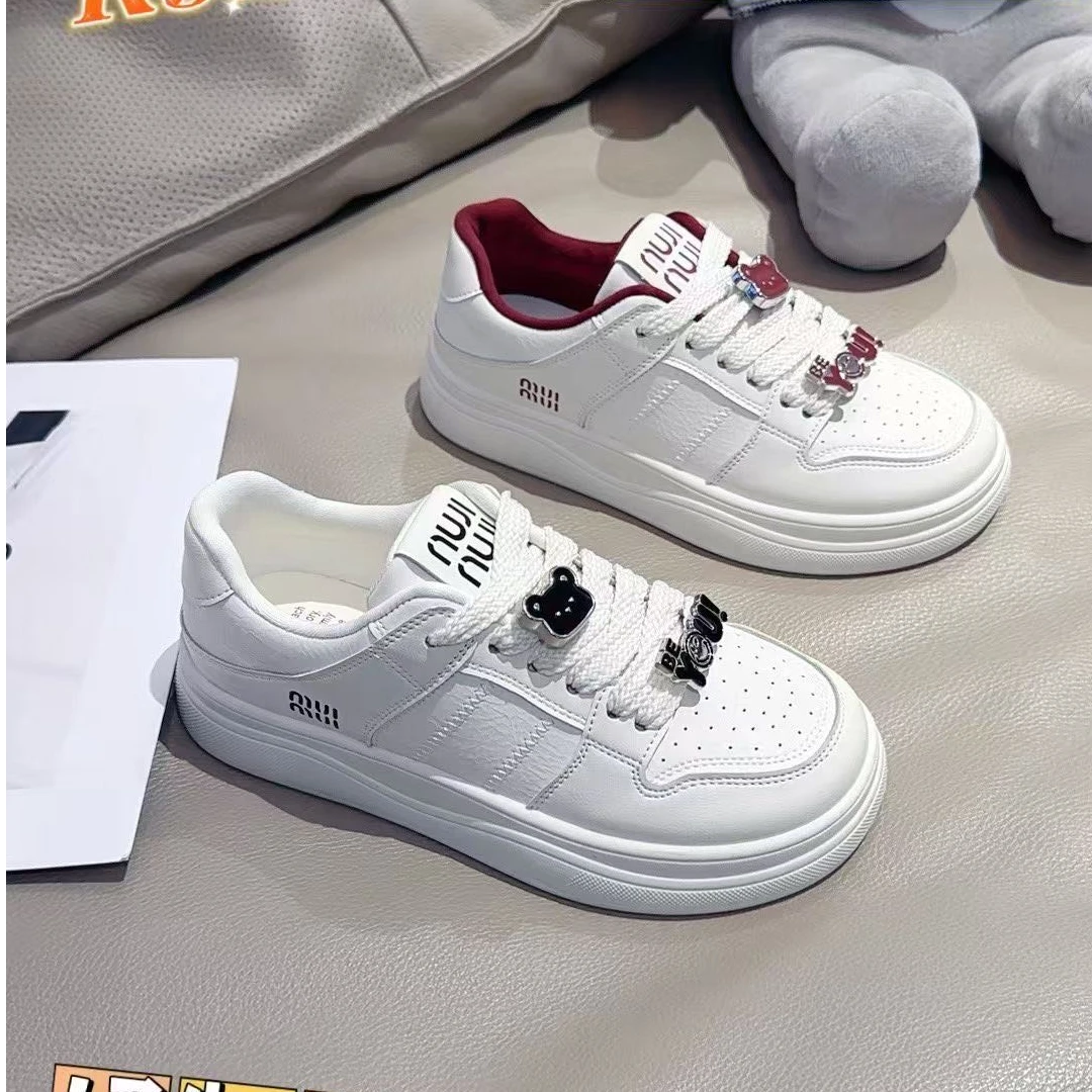 新疆佳佳鞋品 2025春季新款学生百搭小白鞋K920-1