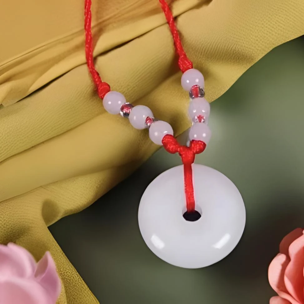 精美平安扣吊坠手工串串珠吊坠创意DIY新