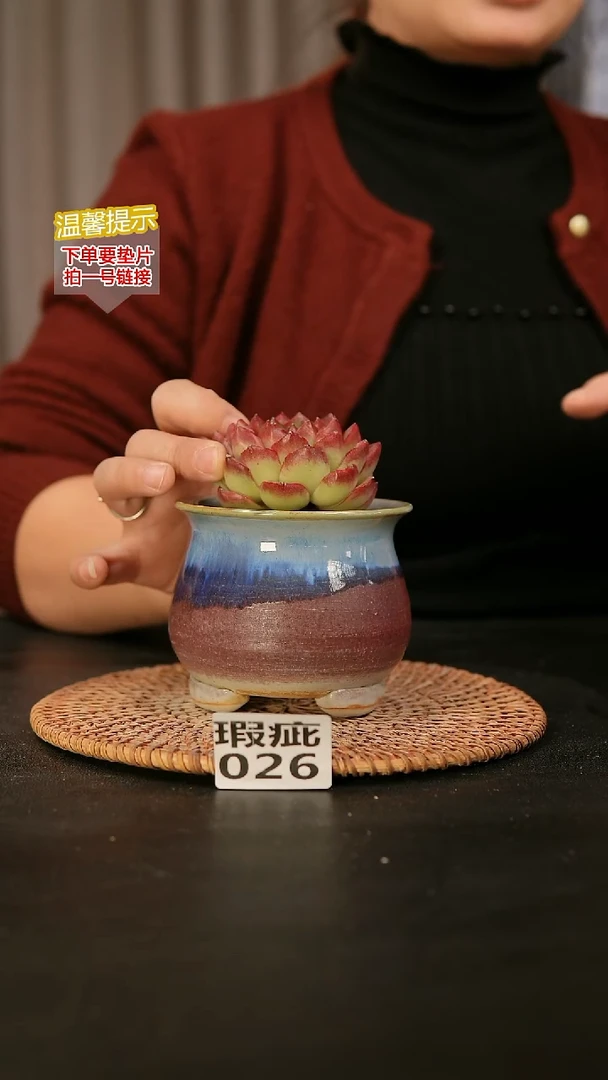 瓷片026瑕疵款，口约7-8  高约7-8