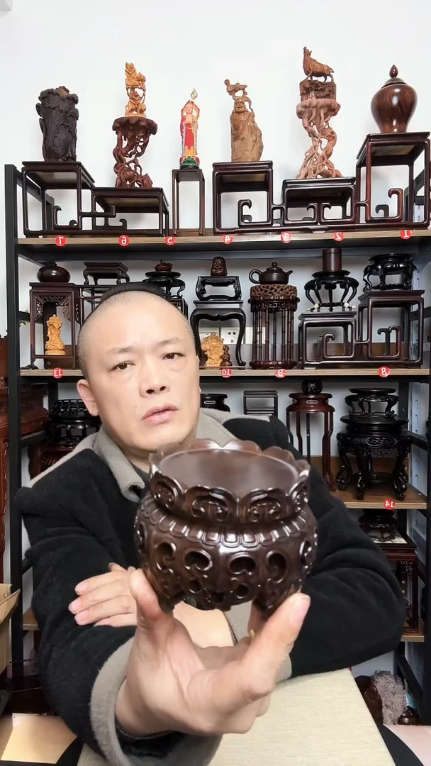 紫砂底座木内径8
