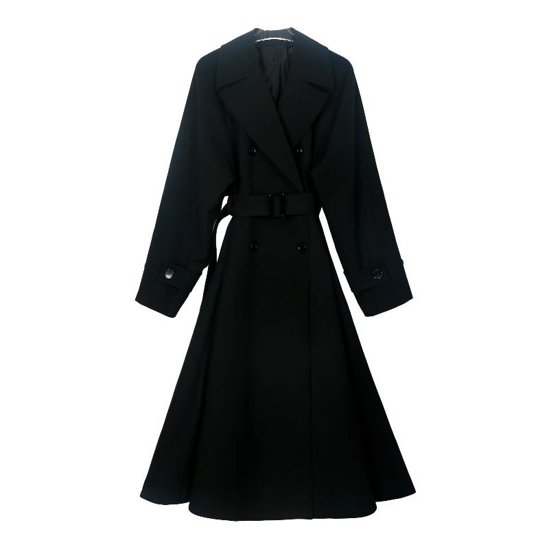 【大只定制】【华尔街】设计气质全新重工高级时尚休闲风衣3QWJJ1879