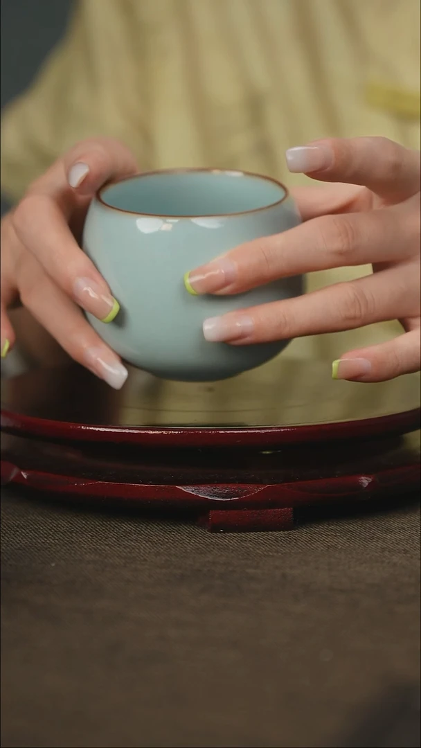 全品 禅定杯 带底款