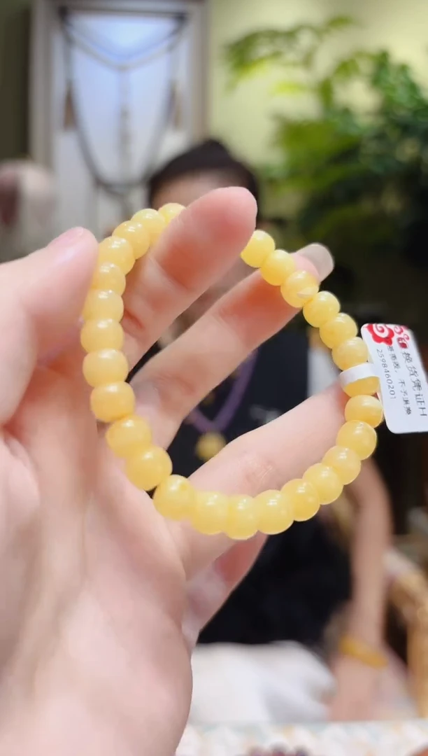 【闪购商品】蜜蜡裸石未镶嵌老型蜜蜡手串H