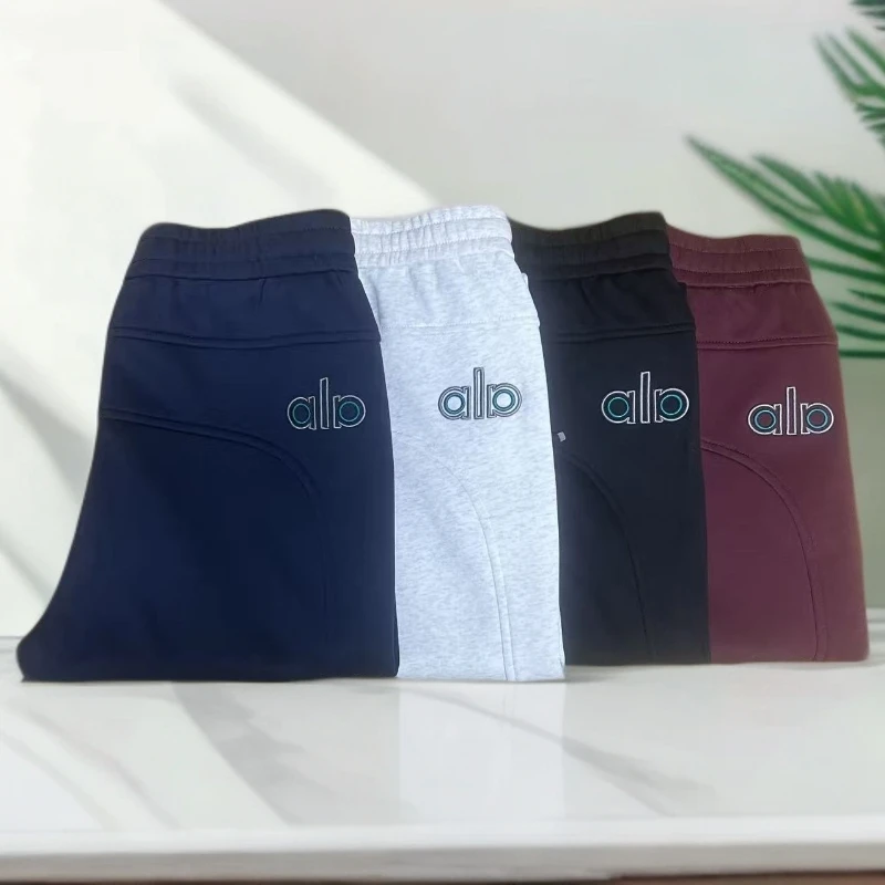 冬季新款加绒加厚男士休闲裤百搭小脚卫裤男潮流修身弹力运动裤男