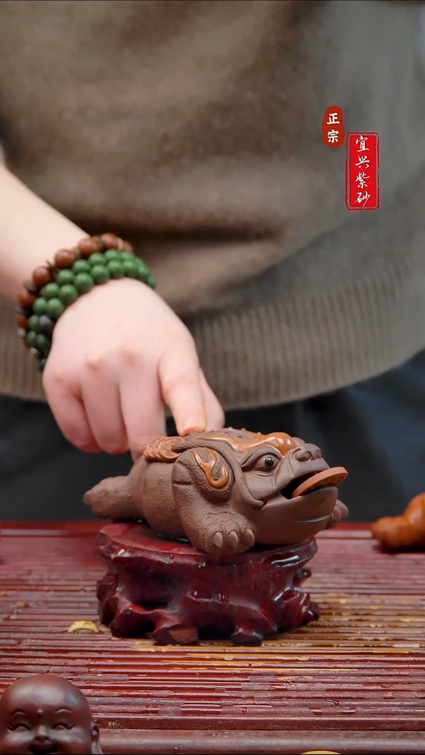 紫砂茶宠宜兴紫砂茶宠摆件