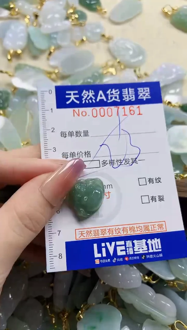 颈饰未镶嵌翡翠天然A货翡翠