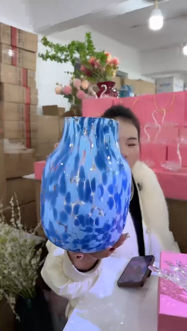 【闪购商品】无铅玻璃甄选花器-b-早44