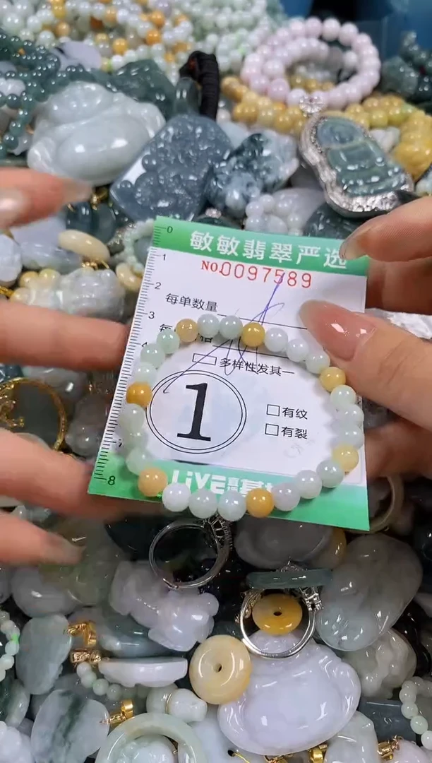 【闪购商品】翡翠颈饰未镶嵌闪购0097589多样性发其一