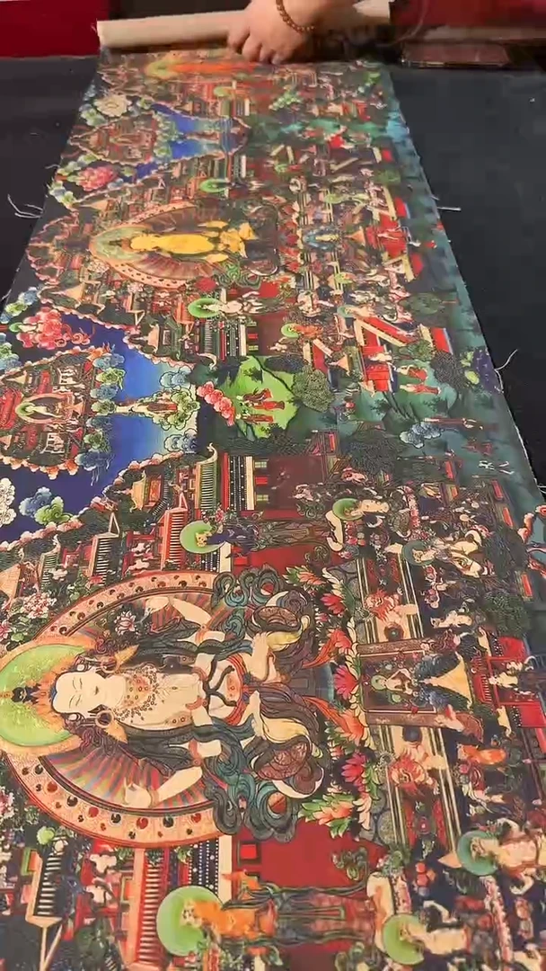 卷轴画藏式珍藏彩绘艺术馆78