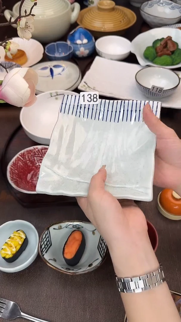 瓷（景蓝）手工纸捏盘