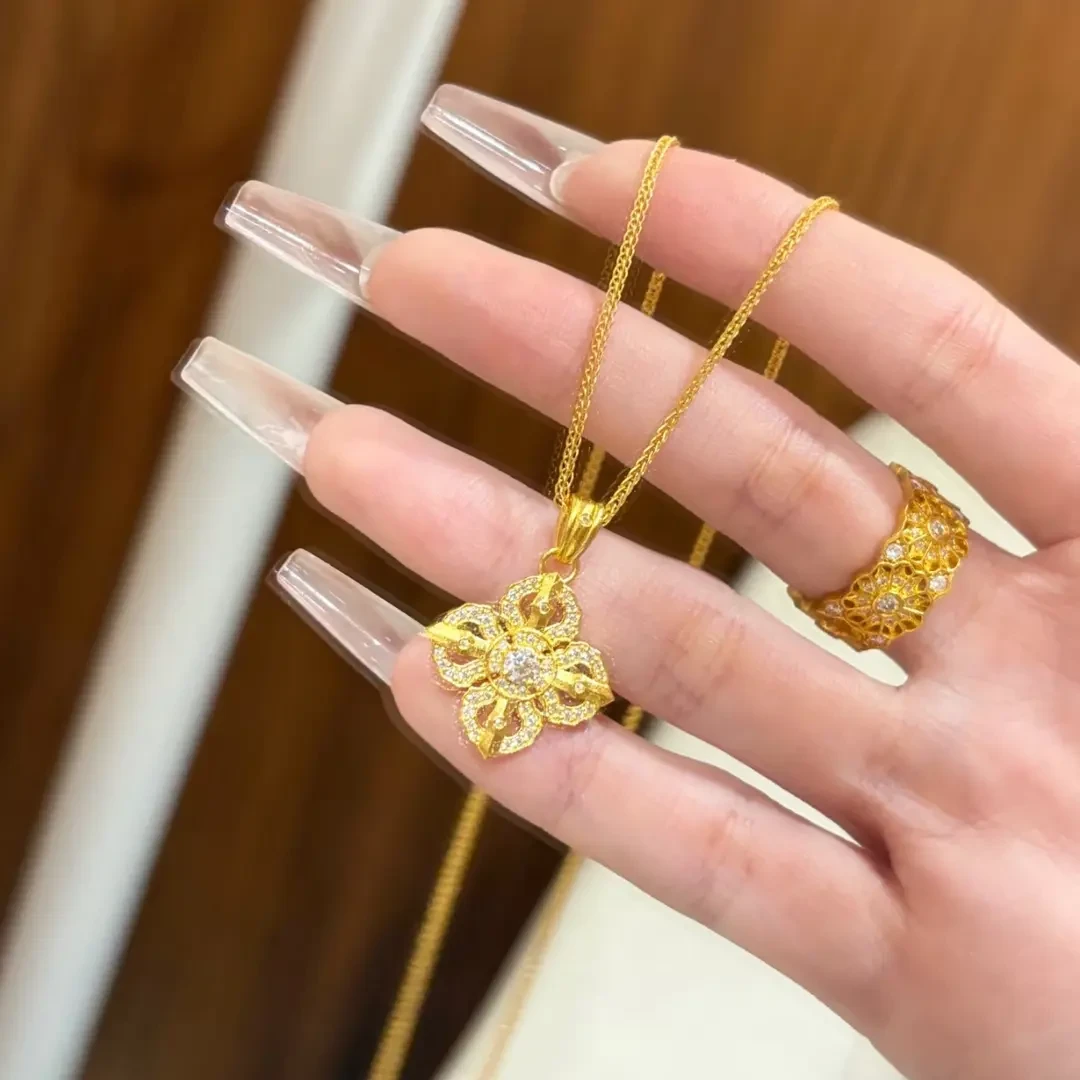 1901精致十字金刚杵古法工艺十字金刚杵项气质轻奢