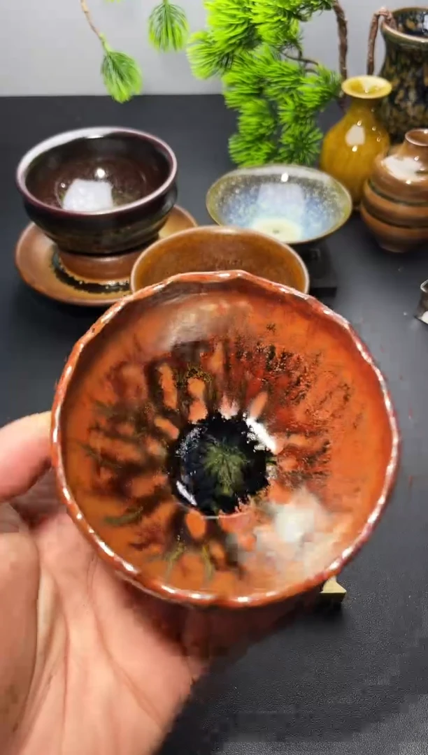 茶盏218叶紫建盏