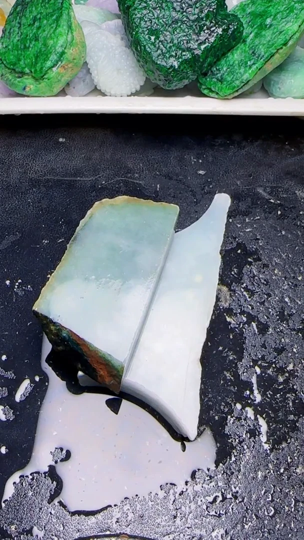 未镶嵌挂件翡翠道***步084