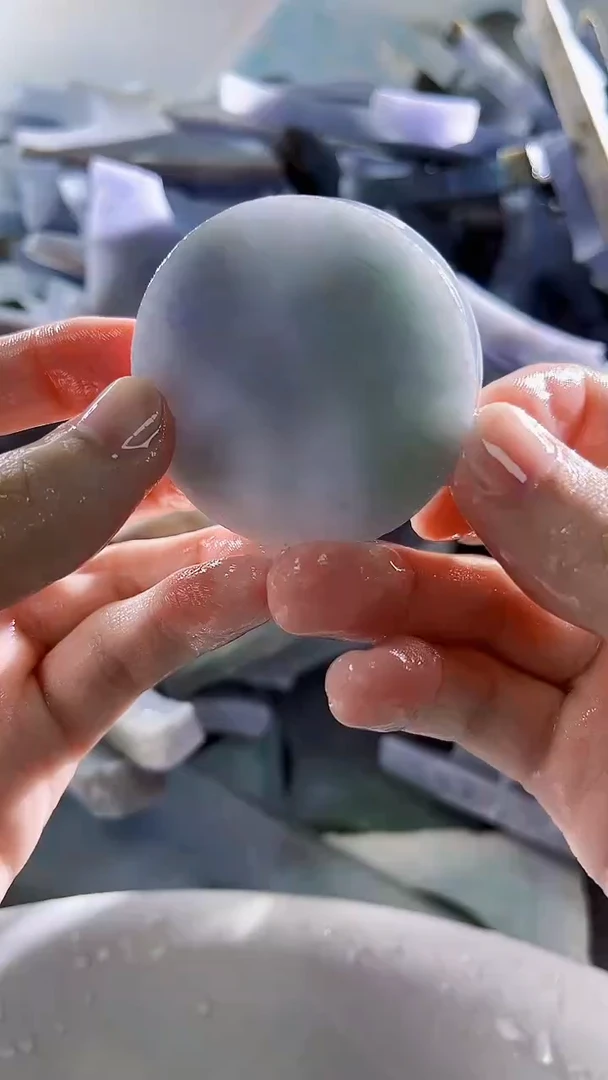 翡翠裸石缅甸翡翠A货文2117