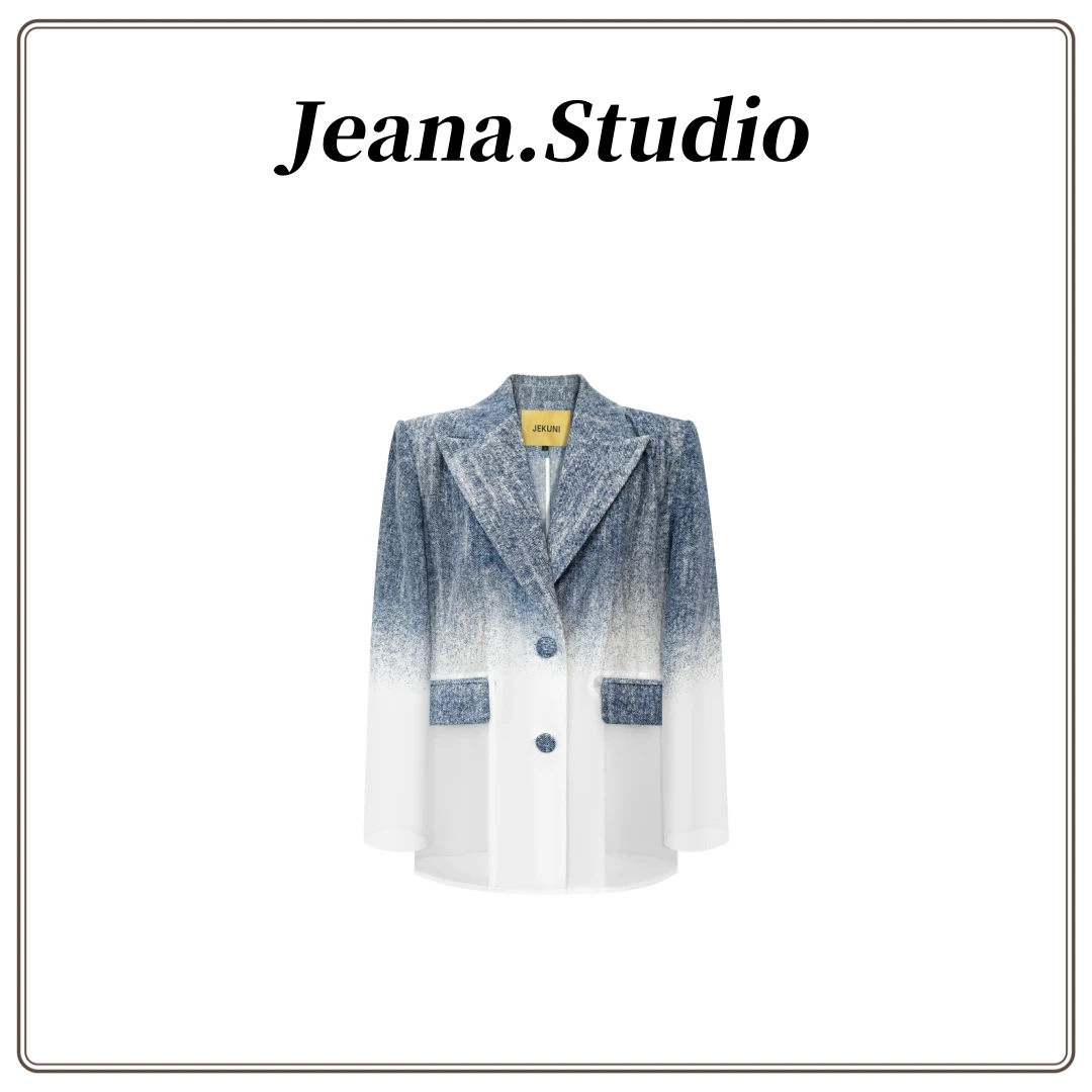 【Jeana.studio】原创设计时尚正肩版型夏季透气轻薄款式西装外套
