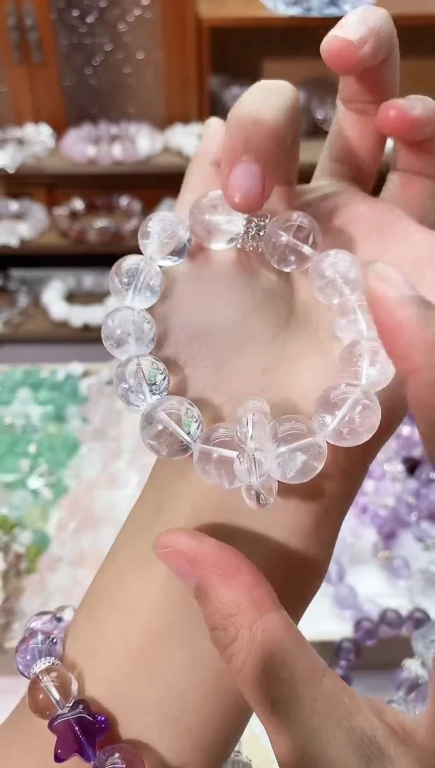 【闪购商品】水晶手串未镶嵌白啊塞手串