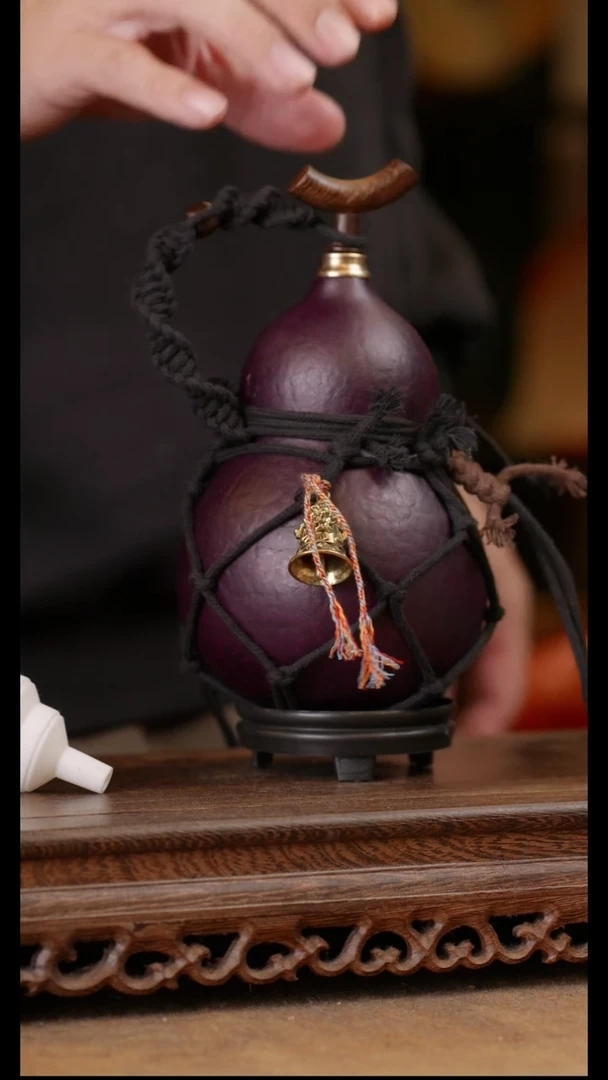 163号精品天然大漆酒葫芦一物一拍~