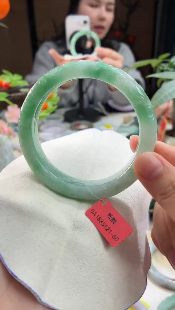 未镶嵌手镯翡翠32  翡翠手镯 61