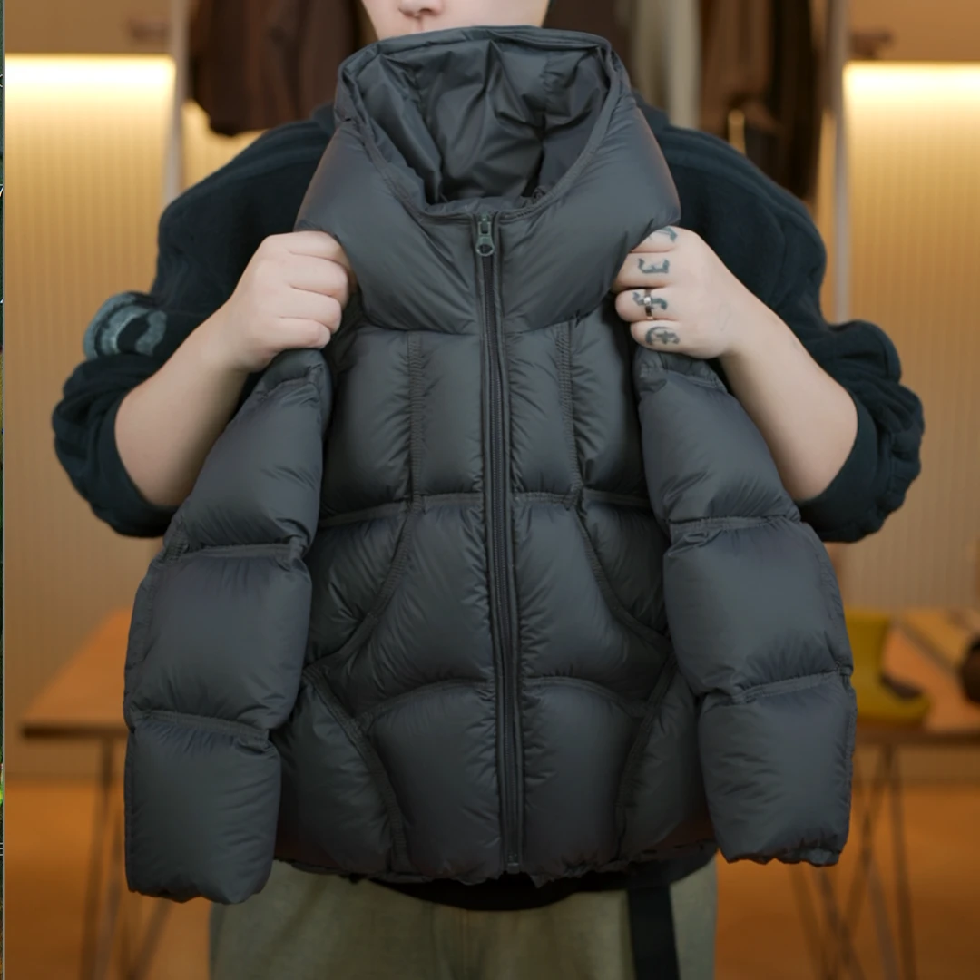【小蛋壳】【双倍充绒】儿童冬季新款加厚男女童冬装连帽白鸭绒羽绒服