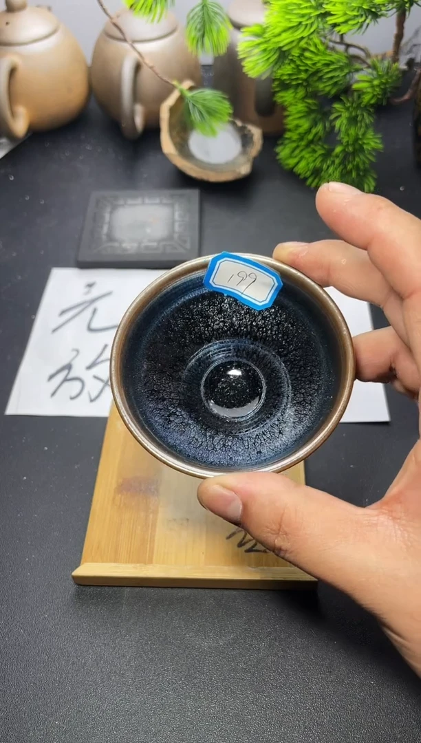 茶盏199 叶紫建盏