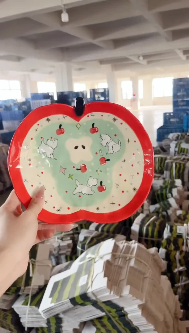 陶瓷手工手绘陶瓷直播间